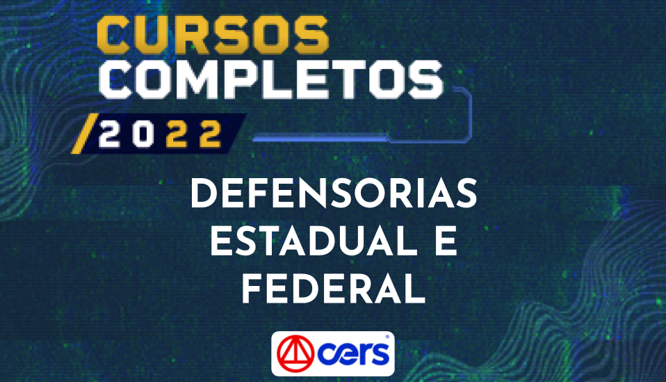 Curso Completo Defensorias Estadual e Federal 2022