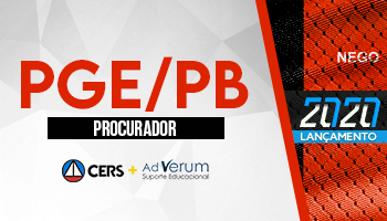CURSO PARA O CONCURSO DA PROCURADORIA GERAL DO ESTADO DA PARAÍBA (PGE/PB)
