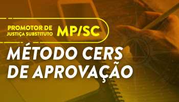 CURSO PARA O CONCURSO MP/SC - PROMOTOR DE JUSTIÇA SUBSTITUTO