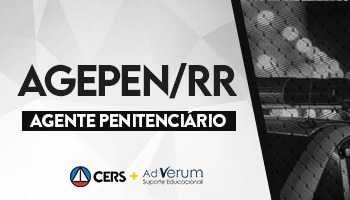 CURSO RETA FINAL PARA CONCURSO DE AGENTE PENITENCIÁRIO DE RORAIMA – AGEPEN RR